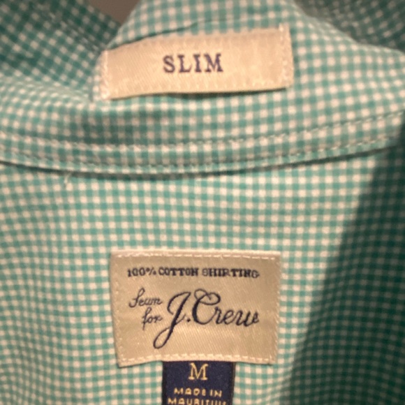 J CREW Slim button down shirt, 100% cotton, size: M - Picture 2 of 3
